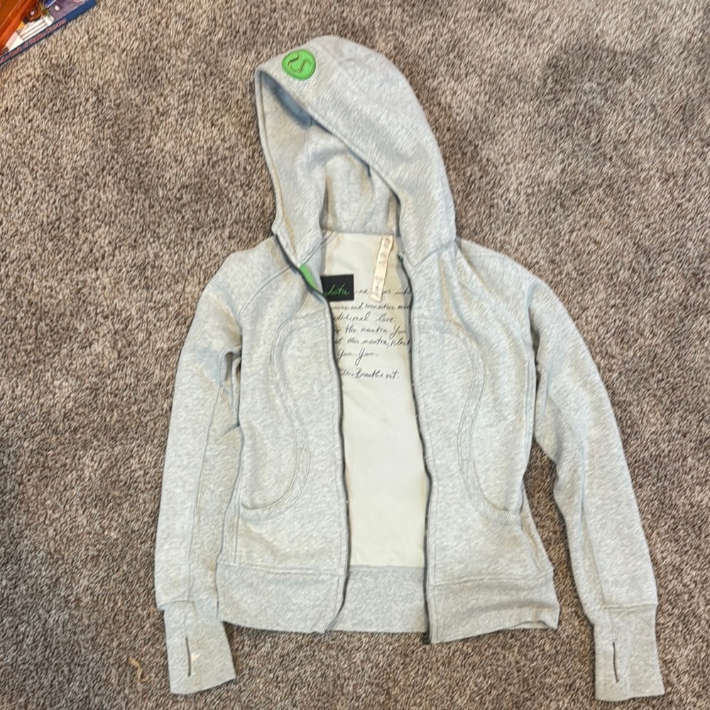 lululemon athletica Gray Hoodie Jacket